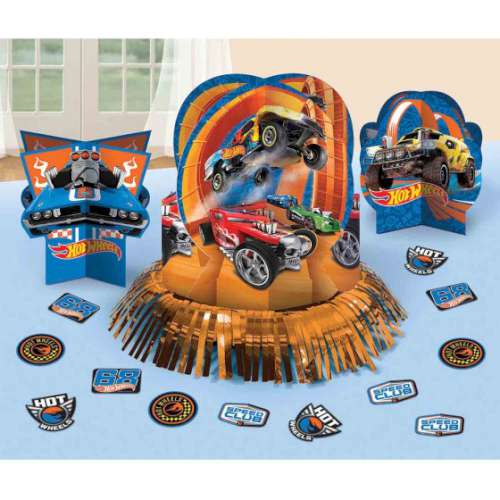 Hot Wheels Table Decorating Kit - Click Image to Close